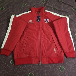 NWT Polo Sport Red PSFC Patch Logo Jacket - Size Medium